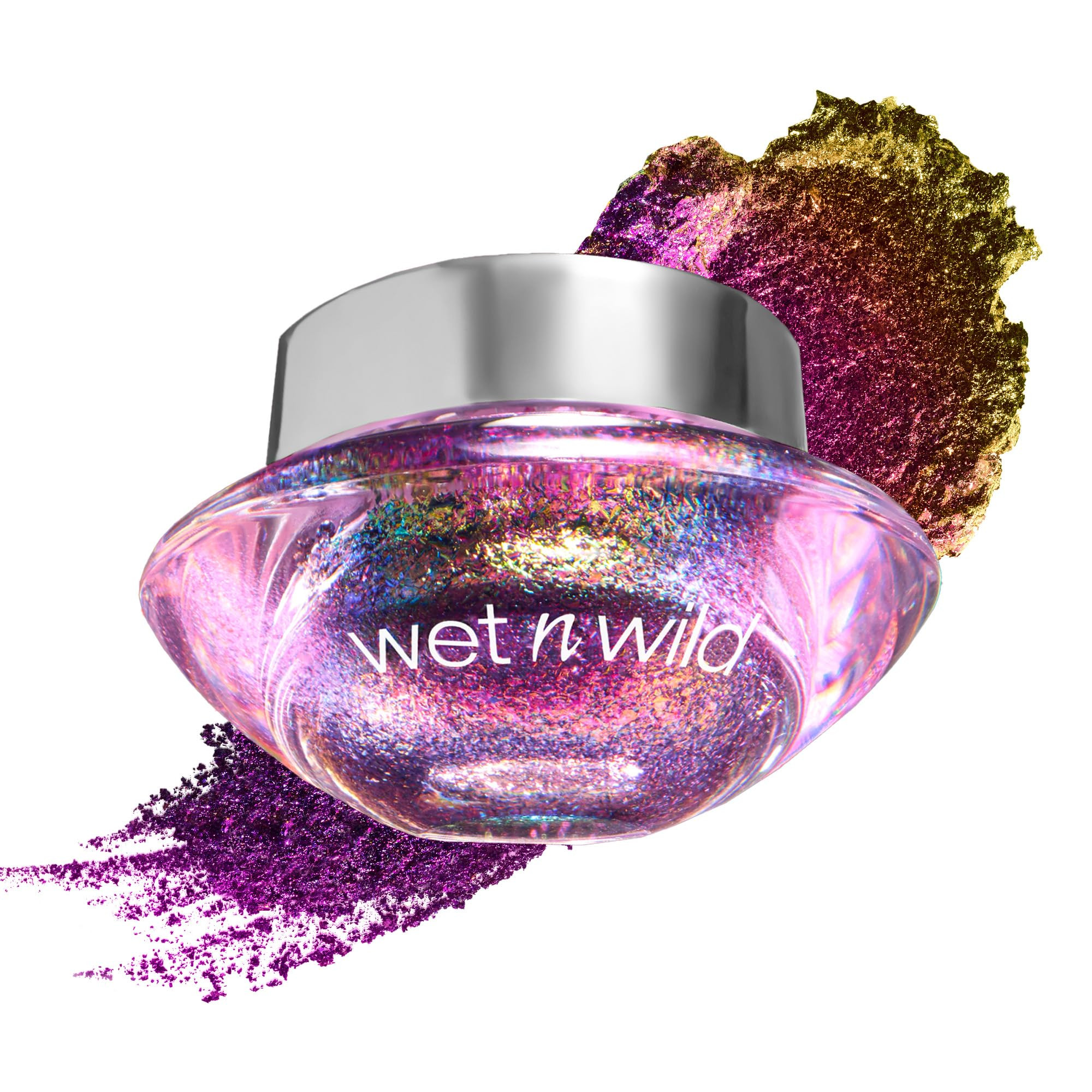 wet n wild Chameleon Chrome Eyeshadow Foil, Multi-Chromatic Light-Reflecting Pigments, Self-Adher... | Amazon (US)