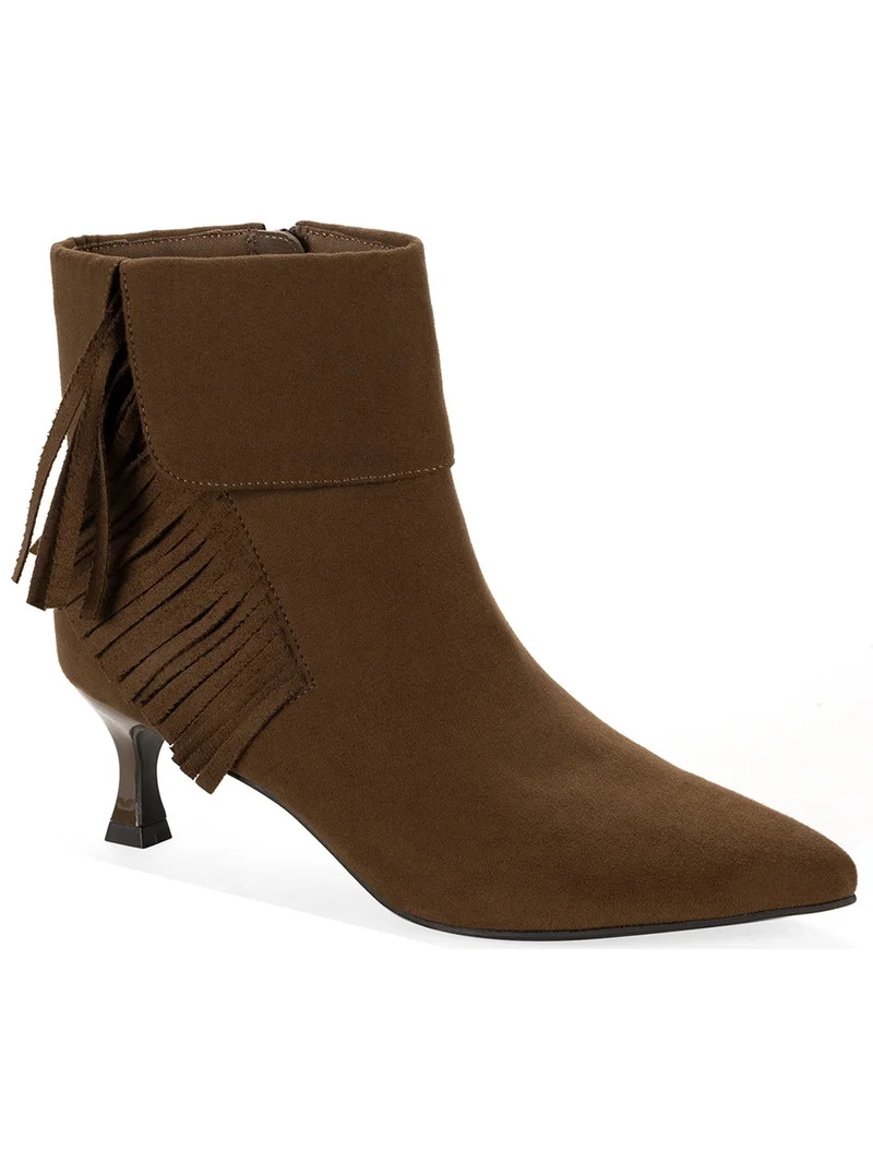 Celebrity Pink's Womens Finn Fringe Bootie | Walmart (US)