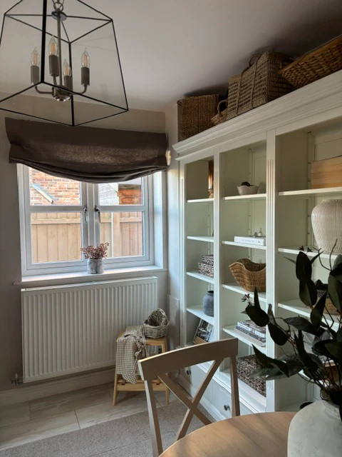 Belgian Flax Linen Roman Shades & Blinds | Relaxed | NeutralCurtains