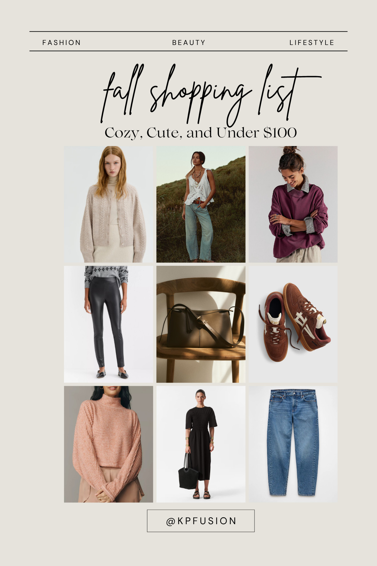 Cozy, Cute, and Under $100 | A Fall Shopping List 

 

#LTKOver40 #LTKFindsUnder100 #LTKStyleTip