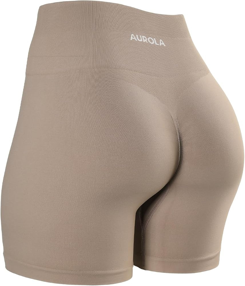 AUROLA Dream Workout Shorts for Women Seamless Soft Smooth Gym Yoga Scrunch Active Shorts | Amazon (US)