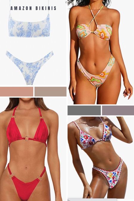Go shop these cute bikinis 🌸
Perfect for vacation / pool day / lake day / beach day 🌟 
•all bikinis for less then 40$ all on Amazon

#LTKswim #LTKSeasonal #LTKstyletip
