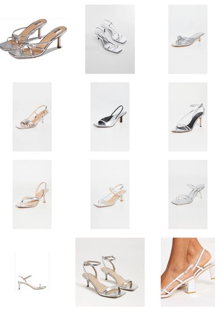 Silver strappy sandals 

#LTKshoecrush #LTKSeasonal