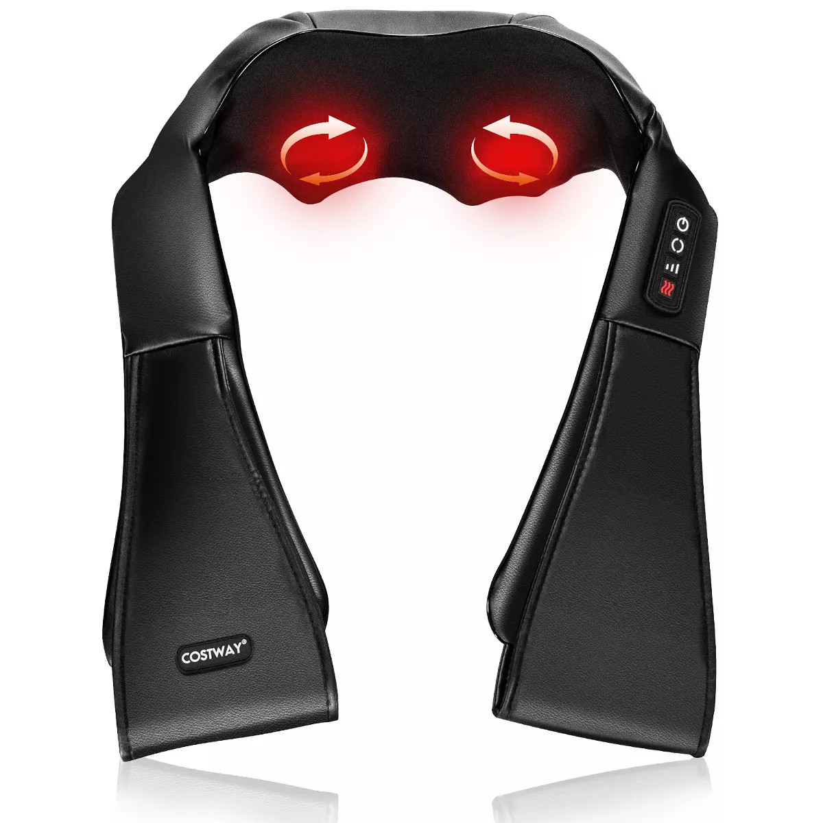 Costway Shiatsu Neck Back Shoulder Massager w/ Heat Deep Tissue 3D-Kneading | Target