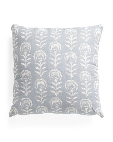 20x20 Washed Printed Cotton Slub Pillow | TJ Maxx