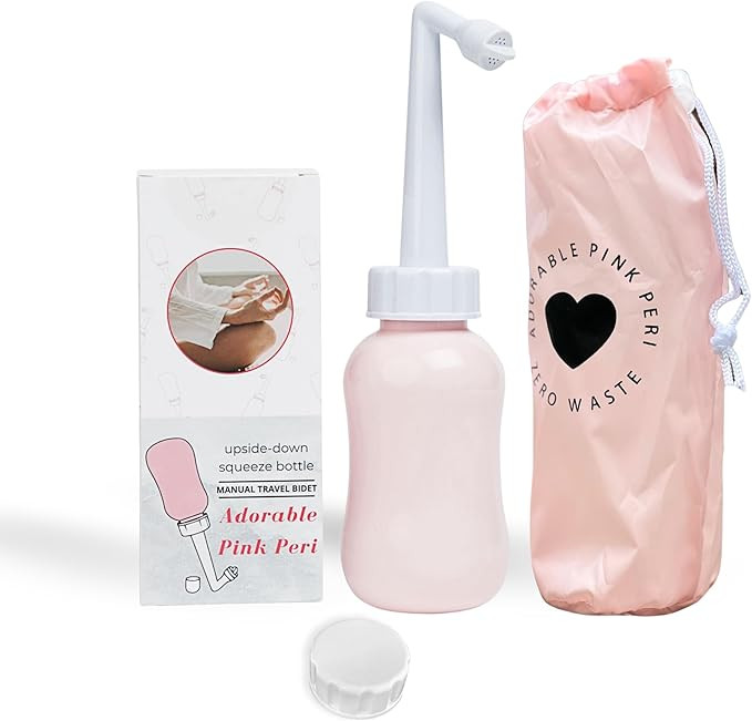 Adorable Pink Peri - Peri Bottle After Birth Care for Postpartum Essentials Feminine Pink Portabl... | Amazon (US)