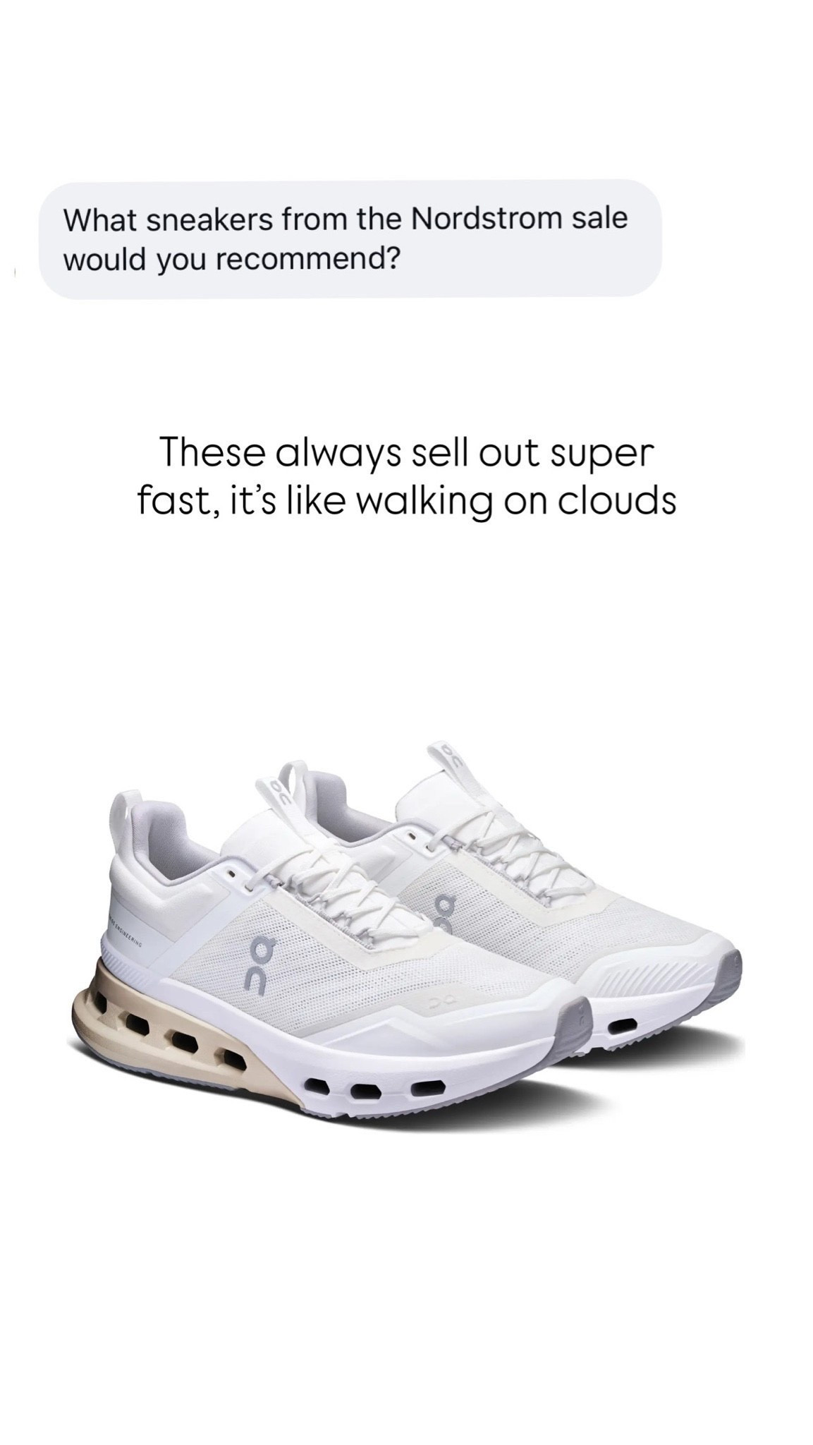On cloud sneakers always sells out super fast! I love how comfortable and light they are

#LTKU #LTKSaleAlert #LTKOver40