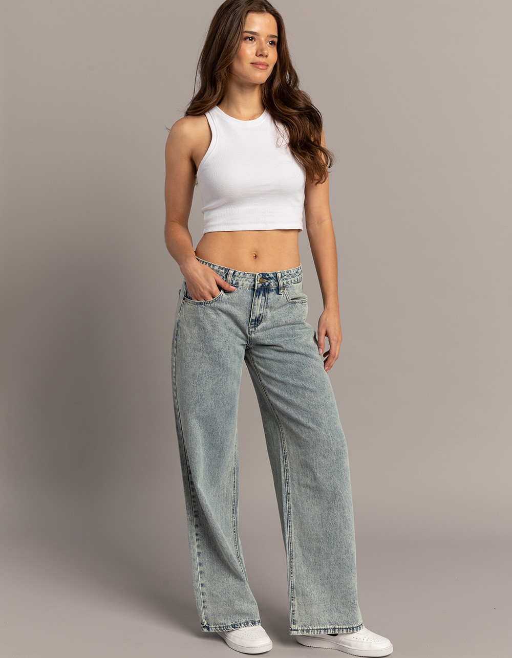RSQ Womens Low Rise Baggy Jeans | Tillys