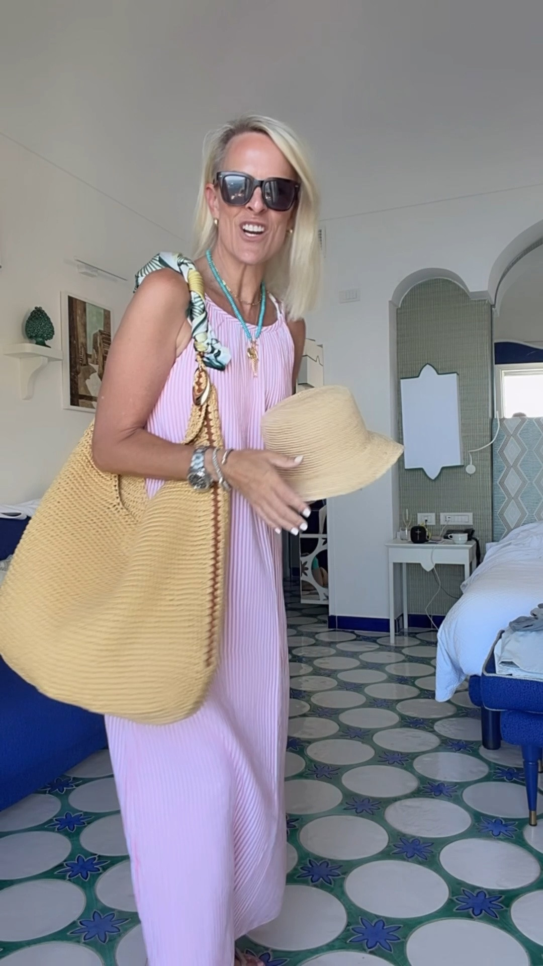 Positano, Italy boat day 
What to wear 

Gauze dress - so good! Lined has pockets 
Water shoes - linking 2, one a bit pricier but I like that the sole is smooth. 

Cupshe swimsuit code CINDY15 on orders > $70


Swimsuit, hat, bag, coverup dress, sunscreen

#LTKTravel #LTKOver40 #LTKSwim