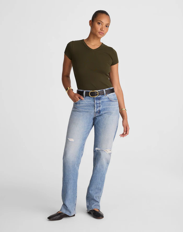 The Curvy Dean Easy Straight Jean | Madewell