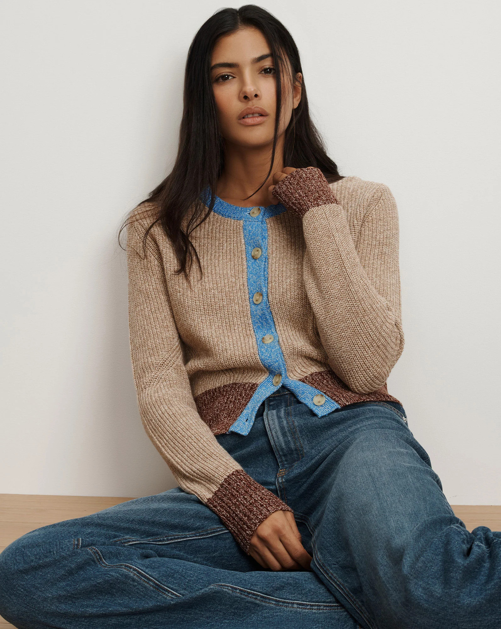 Ibra Merino Wool-Blend Cardigan | Veronica Beard