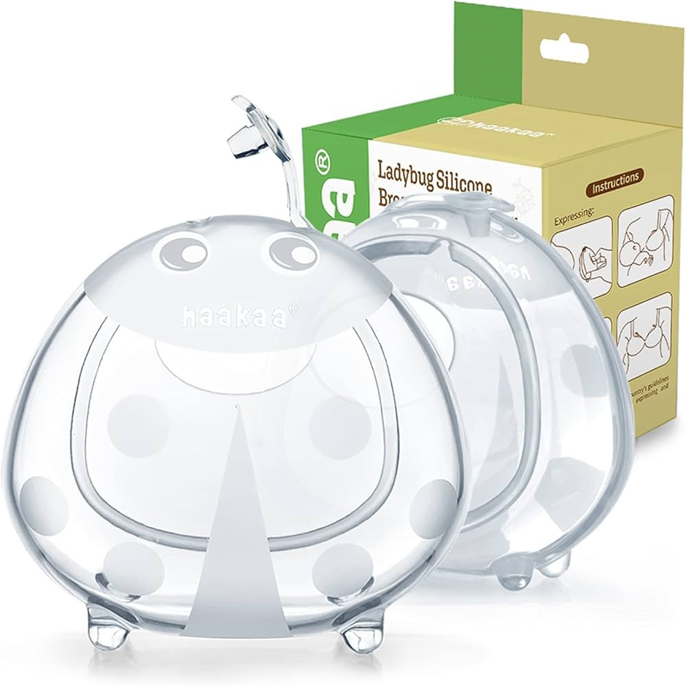 Haakaa Breast Milk Collector Breast Shells Silicone BPA Free Breastfeeding Milk Saver Protect Nip... | Amazon (UK)