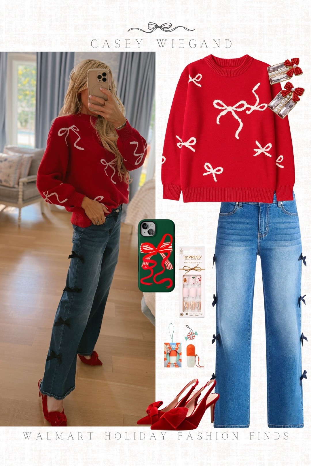 ❤️ Walmart Holiday Fashion Finds (Red bow sweater)

If cozy had a holiday look… it would be this 🎁

#WalmartHolidayFashion #CaseyWiegandStyle #CozyHolidayEdit

#LTKSeasonal #LTKFindsUnder50 #LTKHoliday