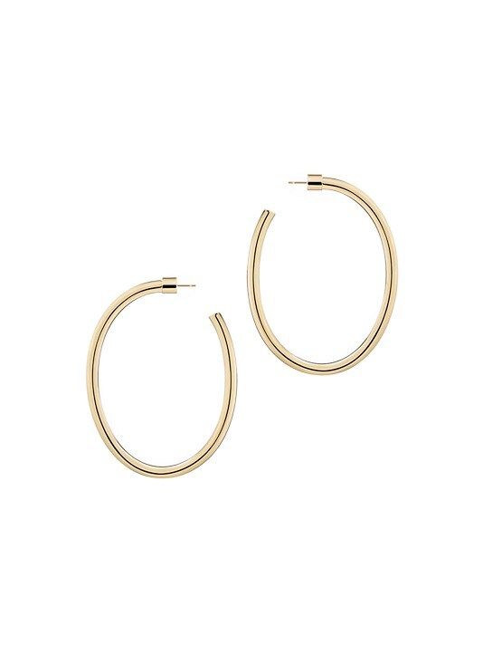 JENNIFER FISHER Law 10K-Gold-Plated Hoop Earrings | Saks Fifth Avenue