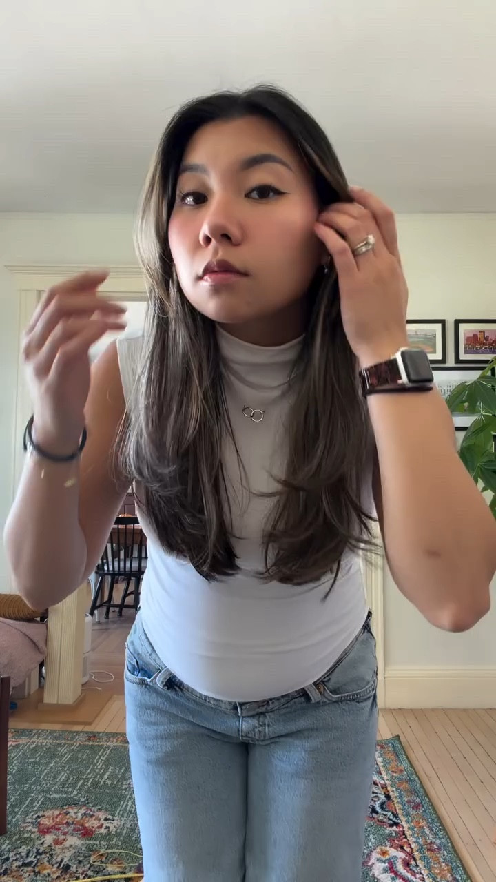 17 week bumpdate! 🧅 
-5’3, Size S
-Pants are from H&M and are size S. Needed to get them hemmed 
-Quince mock neck shirt in S
-Interlocking circle necklace from Jcrew but linked a similar one below



#LTKPetite #LTKBaby #LTKBump