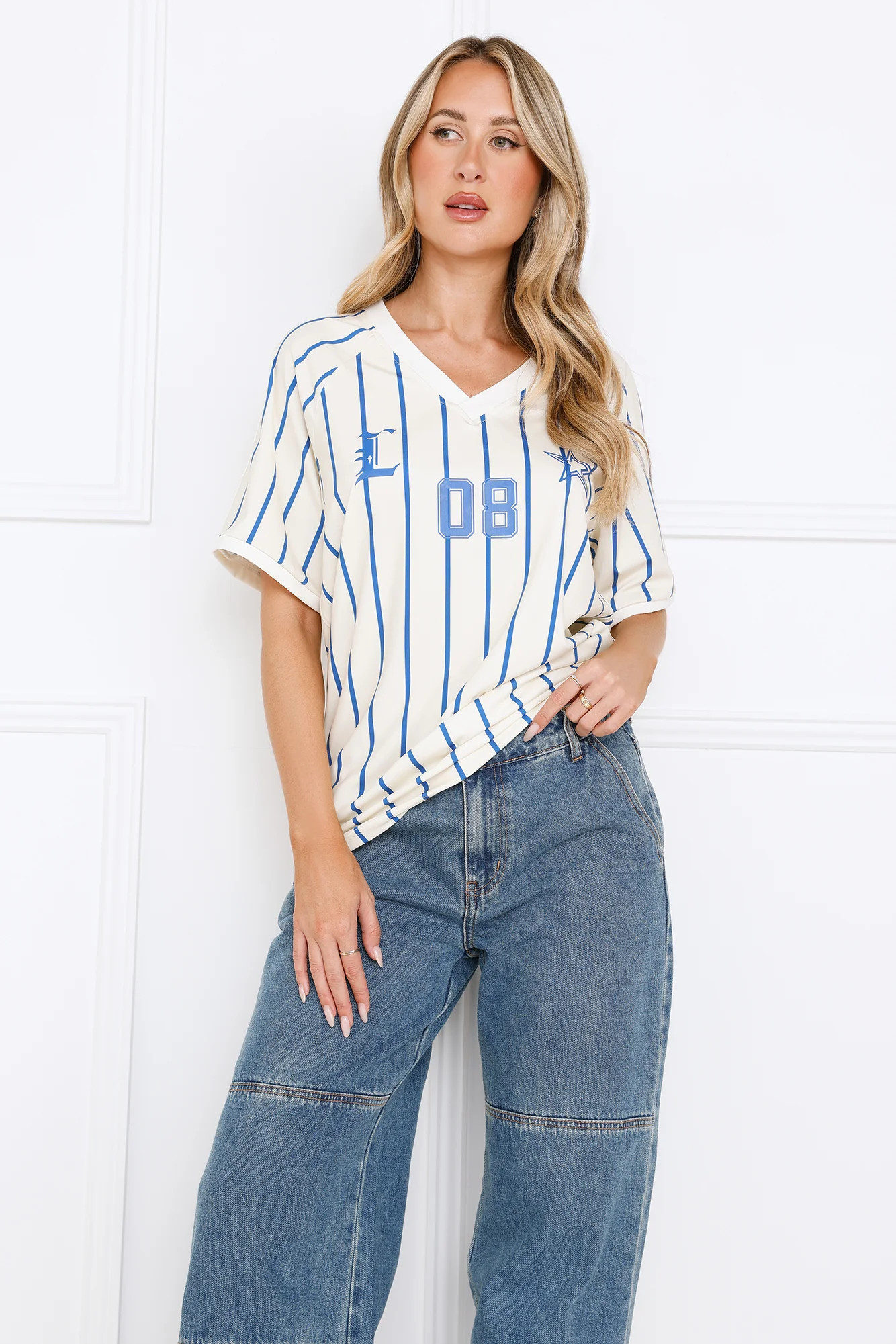 Spectate Top Navy Multi | Hello Molly (US)