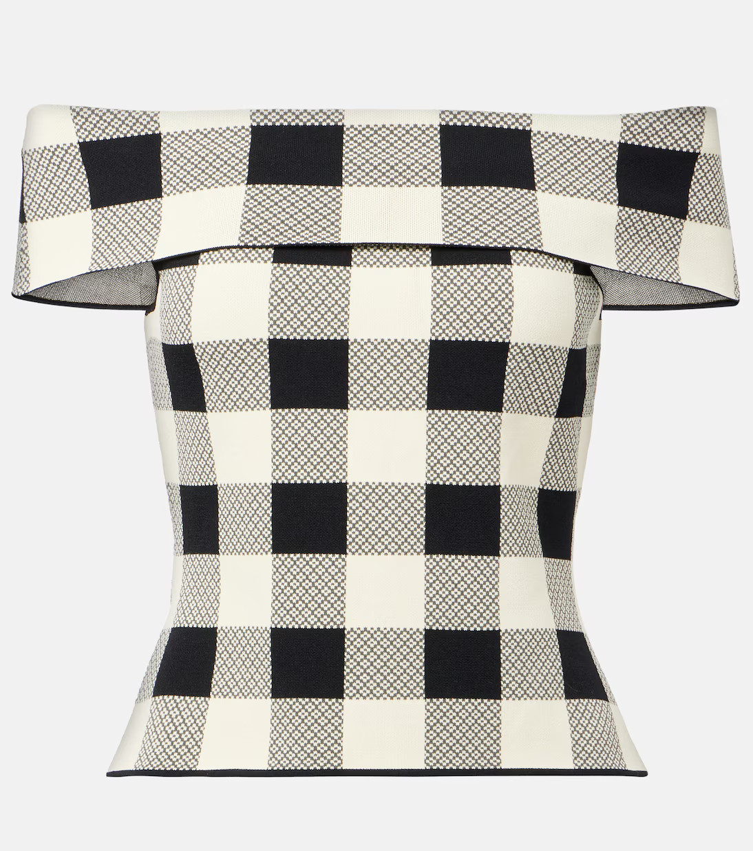 Pippa checked off-shoulder top | Mytheresa (US/CA)