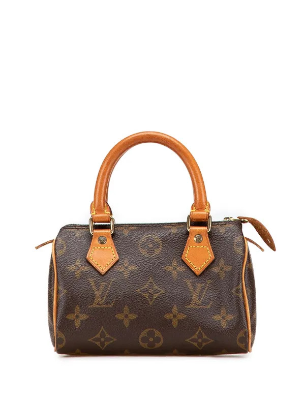 Louis Vuitton Pre-Owned 1995 Monogram Mini Speedy HL Satchel | Brown | FARFETCH | Farfetch Global