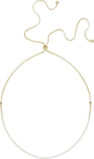 Crystal & Box Chain Choker Necklace | Nordstrom