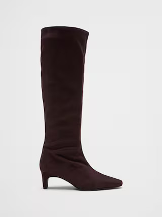 Vegan Leather Tall Slouch Boot | Banana Republic Factory