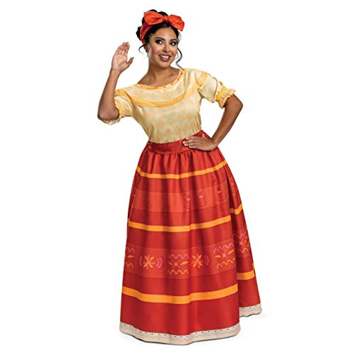 Dolores Madrigal Costume, Official Disney Encanto Deluxe Adult Costume, Size (18-20) | Amazon (US)