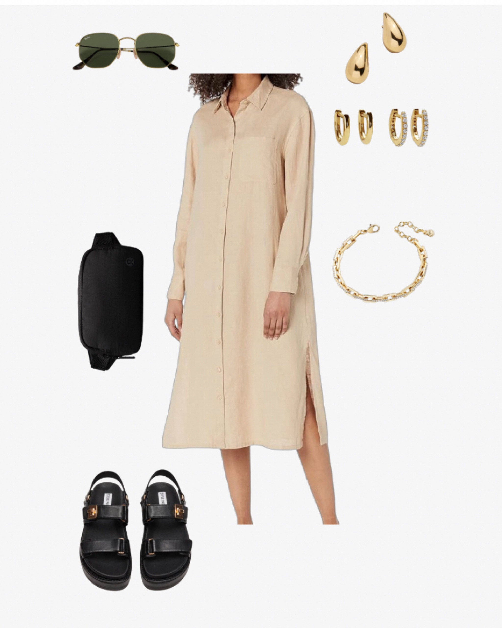 Casual brunch look! 

Obsessed with this Amazon The Drop maxi linen button up dress! Also if you’ve been debating on whether you should buy these Steve Madden platform sandals JUST DO IT! They’re so so good - TTS too!

#LTKSeasonal #LTKFindsUnder100 #LTKShoeCrush