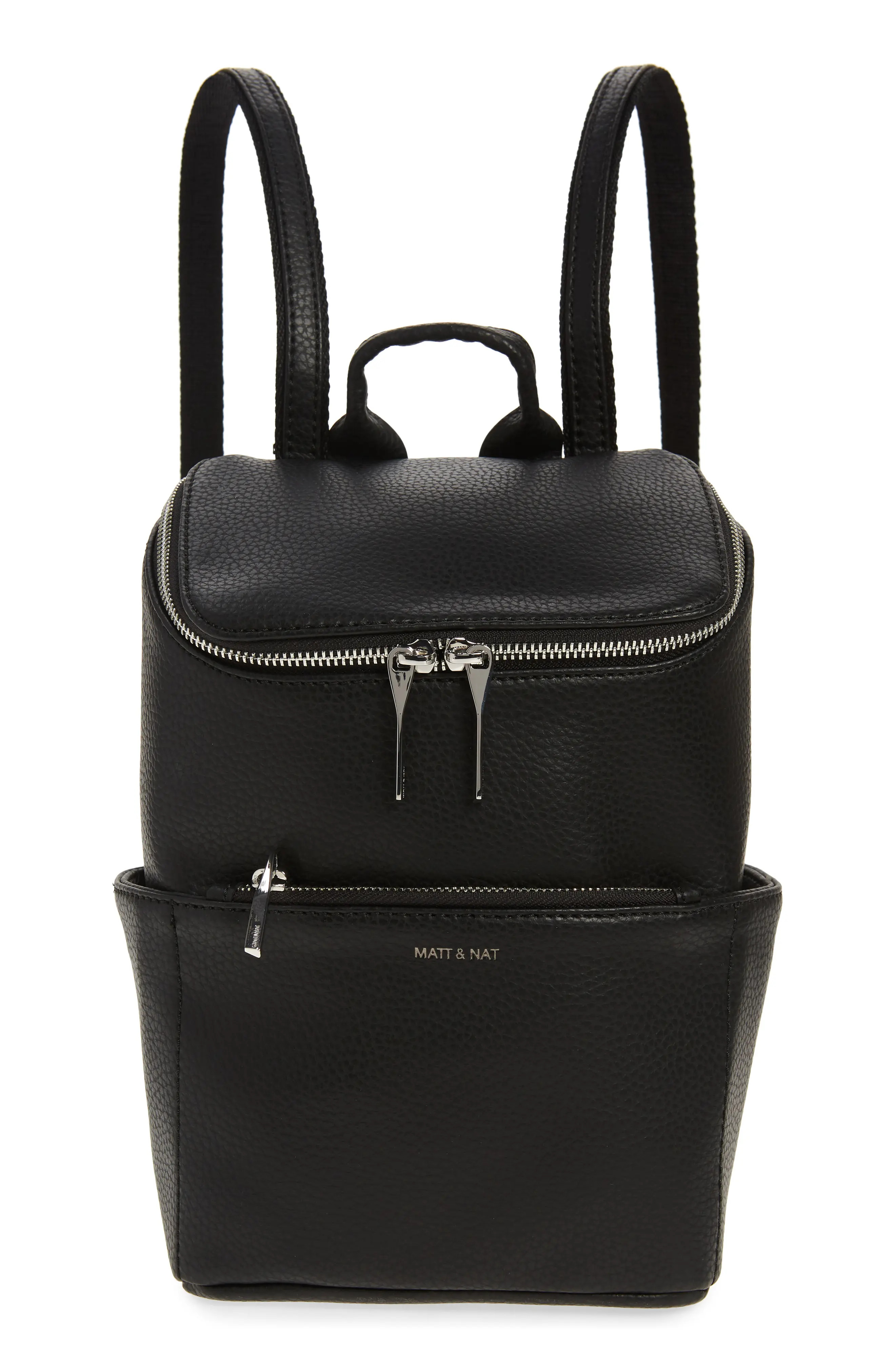 Matt & Nat Braves Vegan Leather Backpack - Black | Nordstrom