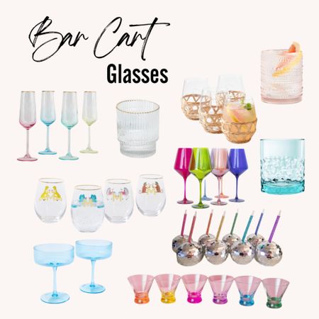 Drinking glasses for your bar cart

Bar cart, bar cart styling, bar cart decor, wine glasses, cocktail glasses, shot glasses, champagne glasses


#LTKhome #LTKFind #LTKGiftGuide