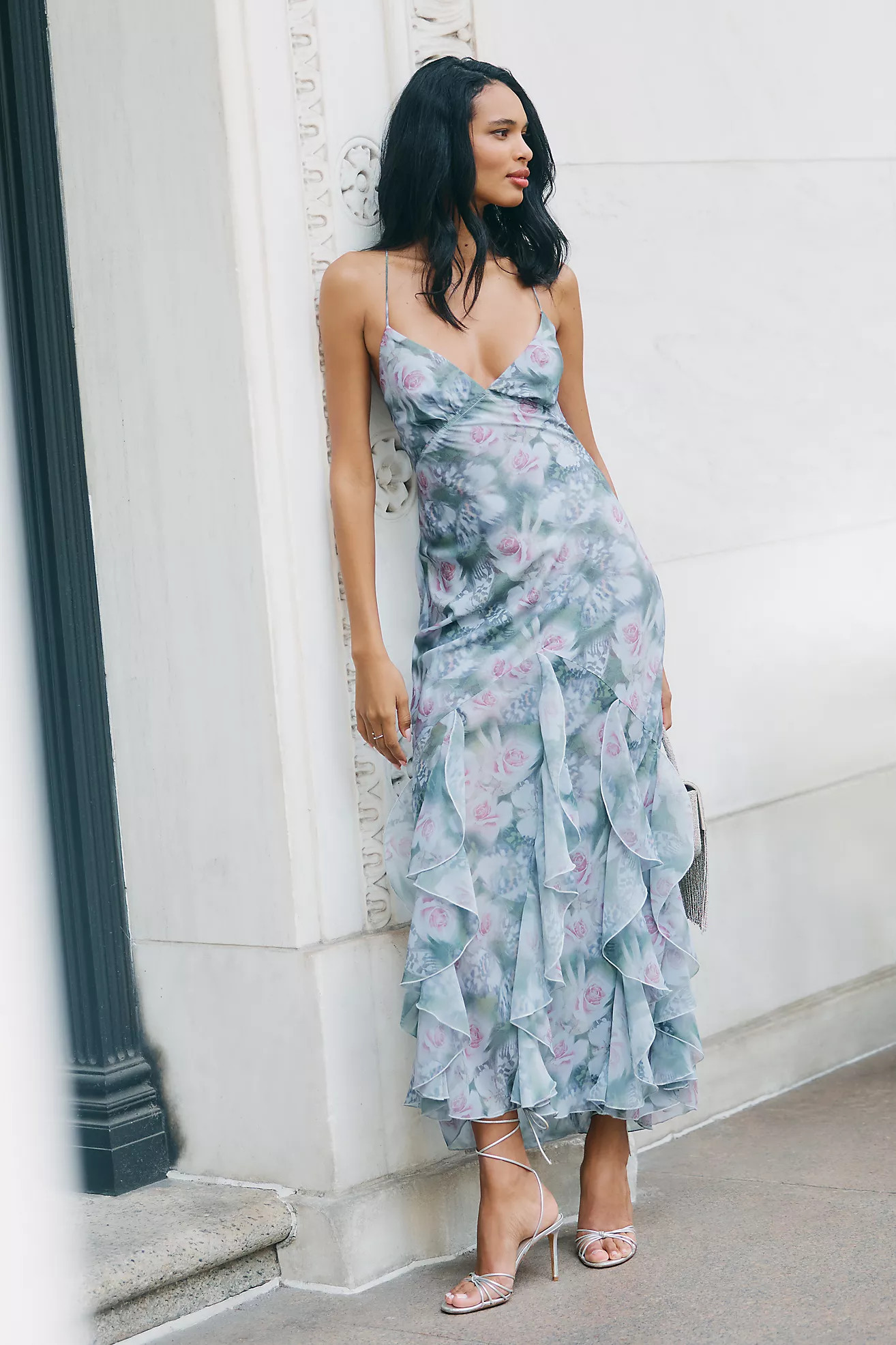 For Love & Lemons Elea Ruffle Maxi Dress | Anthropologie (US)