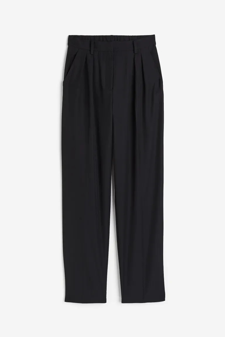 Broek met smal toelopende pijpen - Zwart - DAMES | H&M NL | H&M (DE, AT, CH, NL, FI)