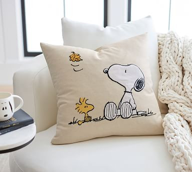 Peanuts™ Fall Is Here Charlie Brown™ Pillow Cover | Pottery Barn (US)
