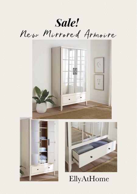 Sitewide 4th of July sales! Beautiful new Lyon bi fold mirrored armoire, wardrobe cabinet on sale at Ballard Designs. Perfect for a primary or guest bedroom. Furniture sales. Shop more bedroom furniture on sale 


#LTKSaleAlert #LTKHome