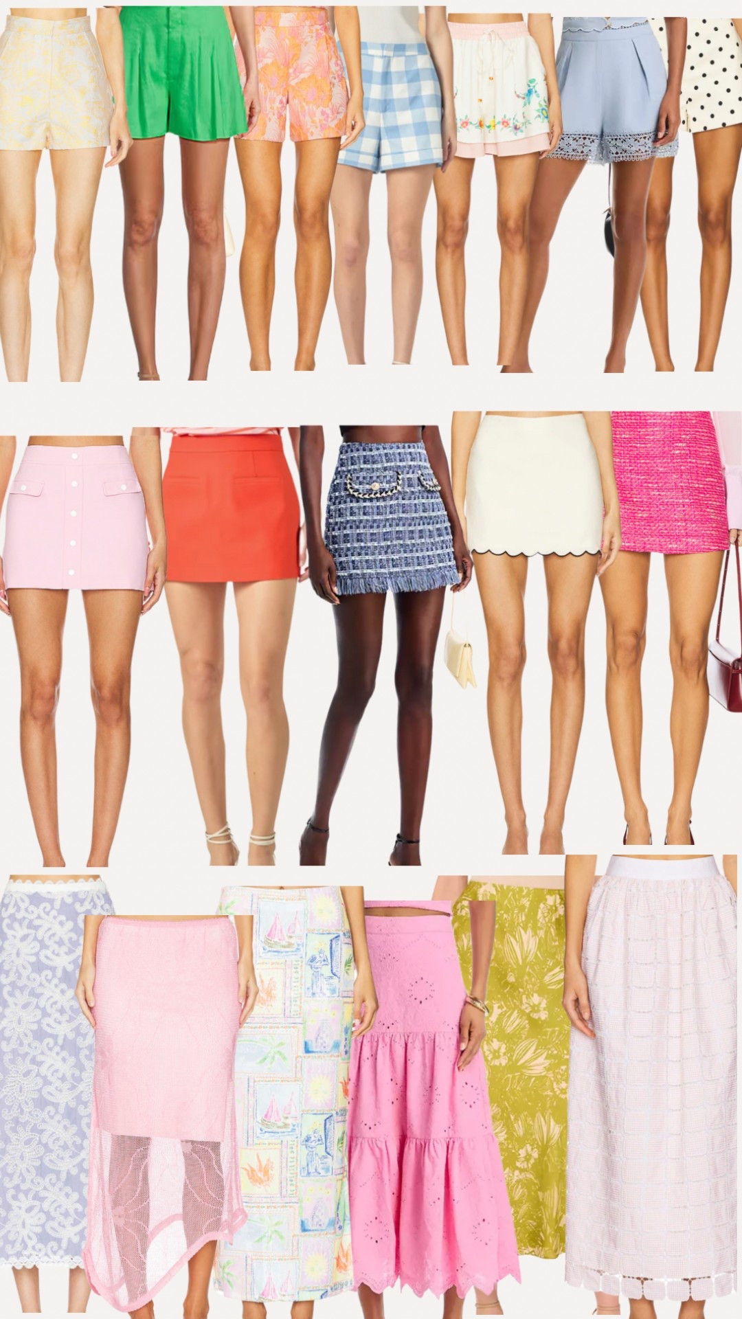 Rush Philanthropy round skirt and shorts inspo!!

#LTKStyleTip