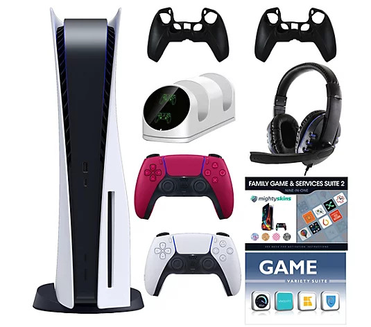 PS5 Console with Extra Controller Bundle & Vouchers - QVC.com | QVC
