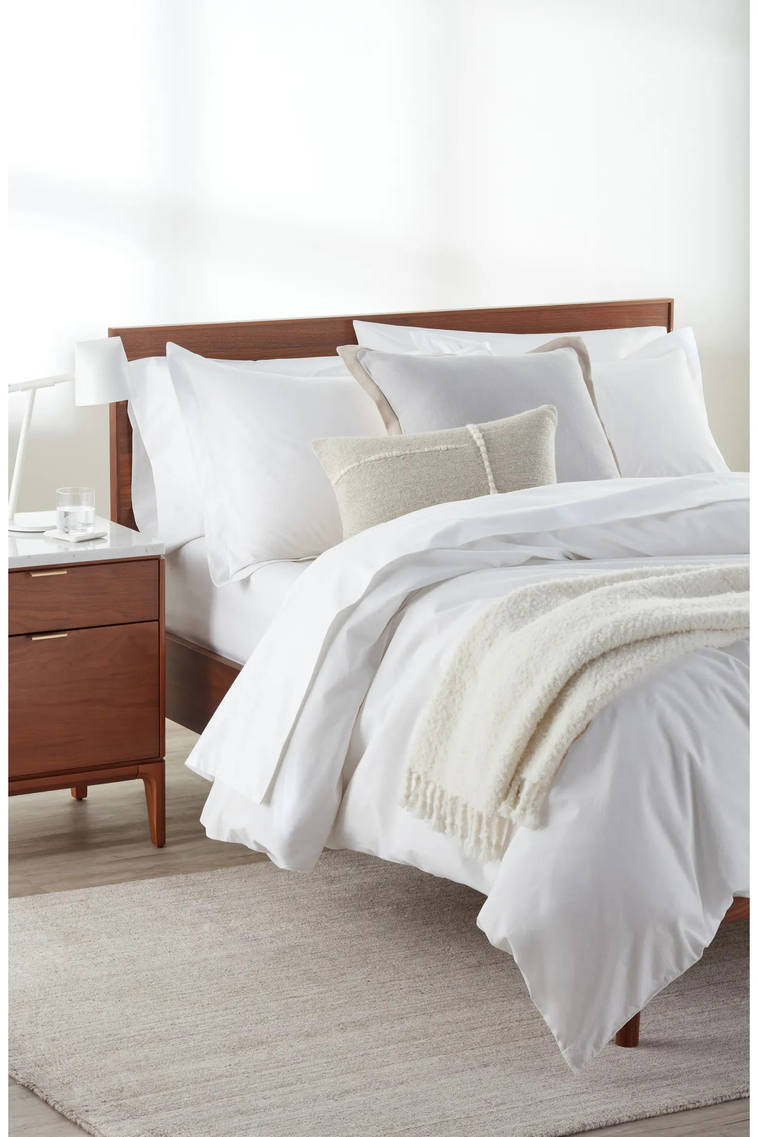 Nordstrom Organic Cotton Percale Duvet Cover & Shams Set | Nordstrom | Nordstrom