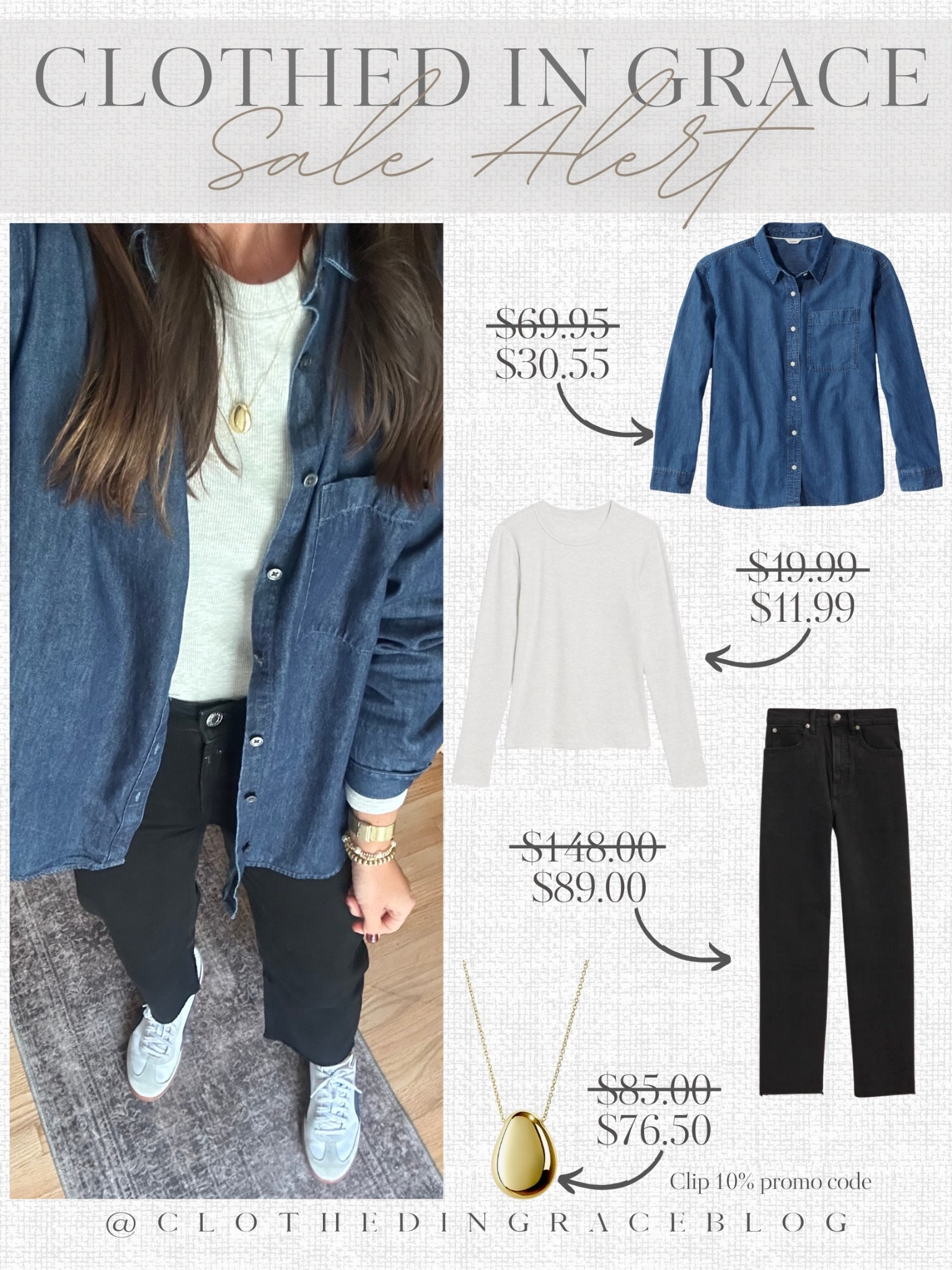 Outfit on sale 

Button up - small
Long sleeve - small tall
Jeans - size 27 with 29 inseam option 