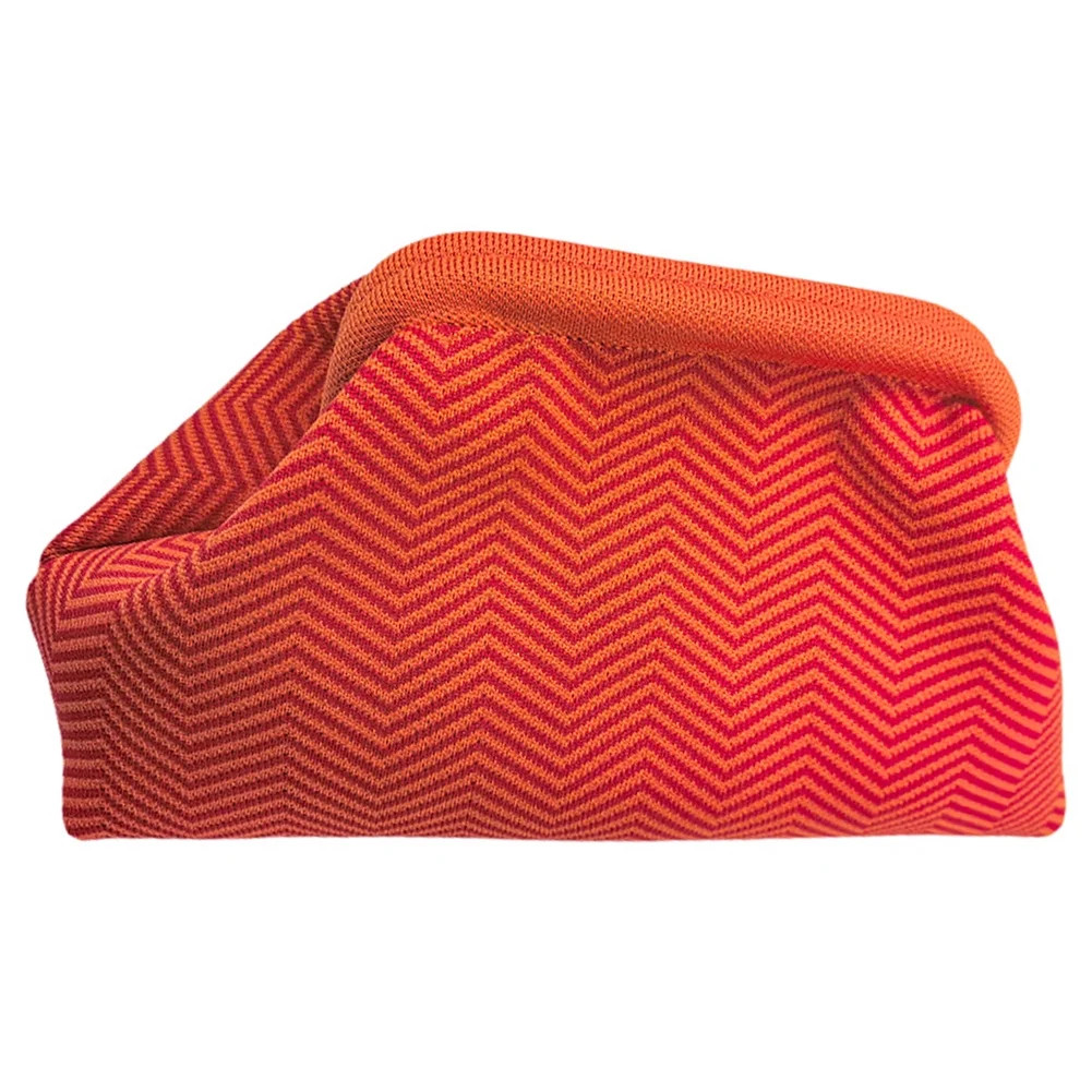 Yucurem Women Knitted Clutch Purse Small Stripe Purse Woven Bag For Female (Red Pink) Clutch bag ... | Walmart (US)