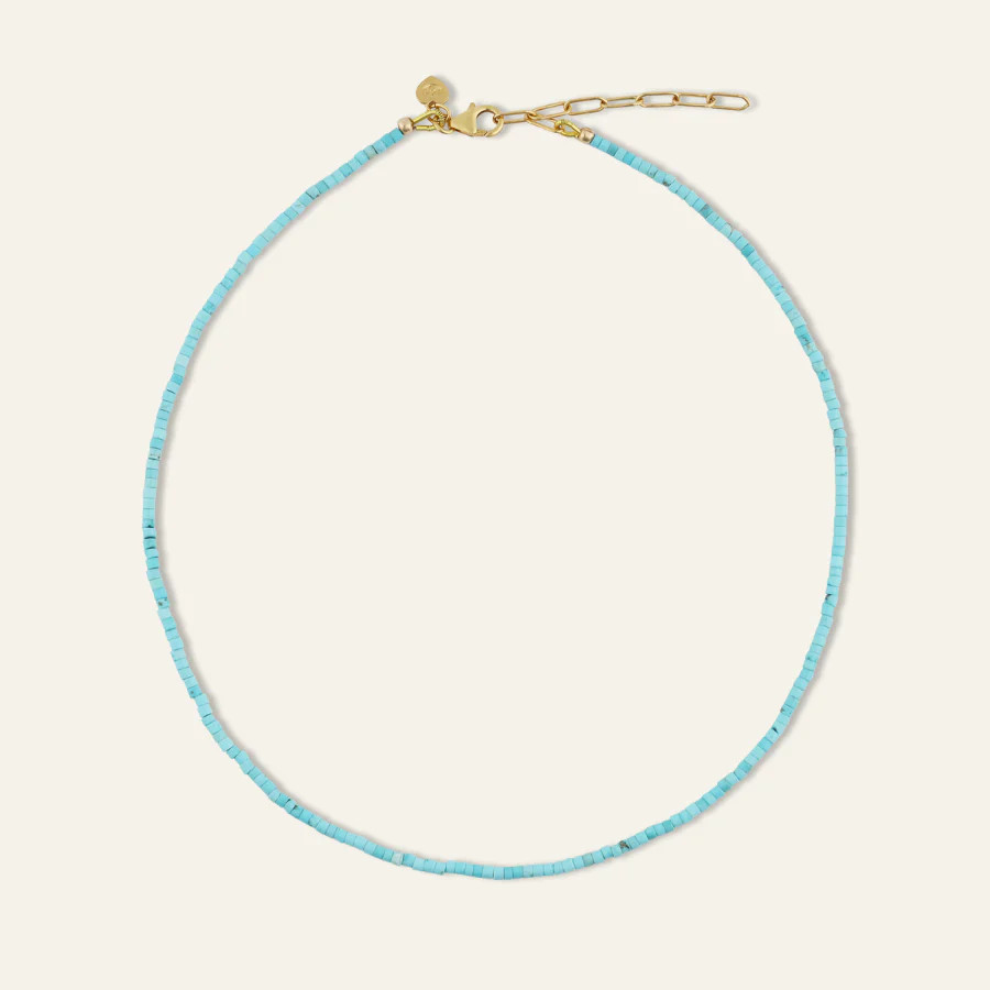 Teeny Turquoise Gemstone Necklace | HART