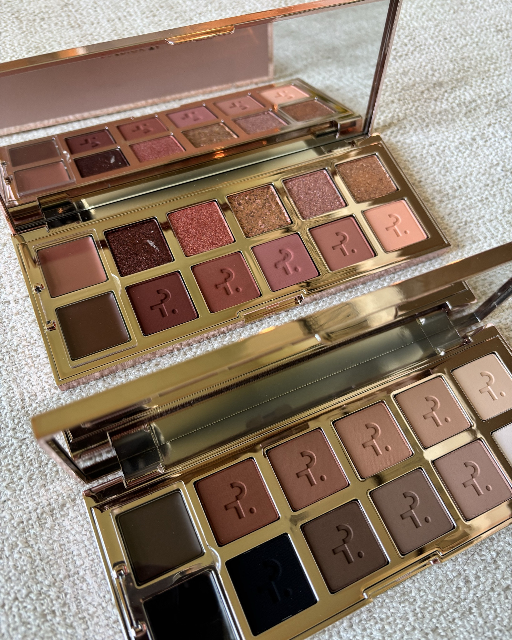  Patrick Ta palettes ✨ My go to for a beautiful neutral look. You will get your neutral shades, glitter shades, and pink shades. 

Link below to order!! 💌

#LTKgrwm #LTKmorningroutine #LTKBeauty