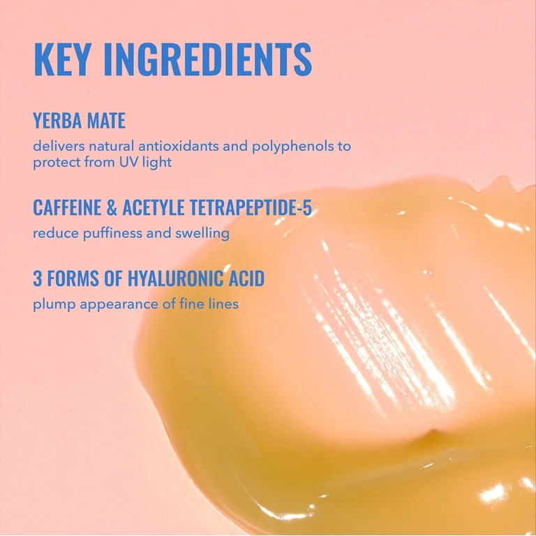 Good Molecules Yerba Mate Wake Up Eye Gel - Hydrating Undereye Gel Cream with Hyaluronic Acid & C... | Walmart (US)