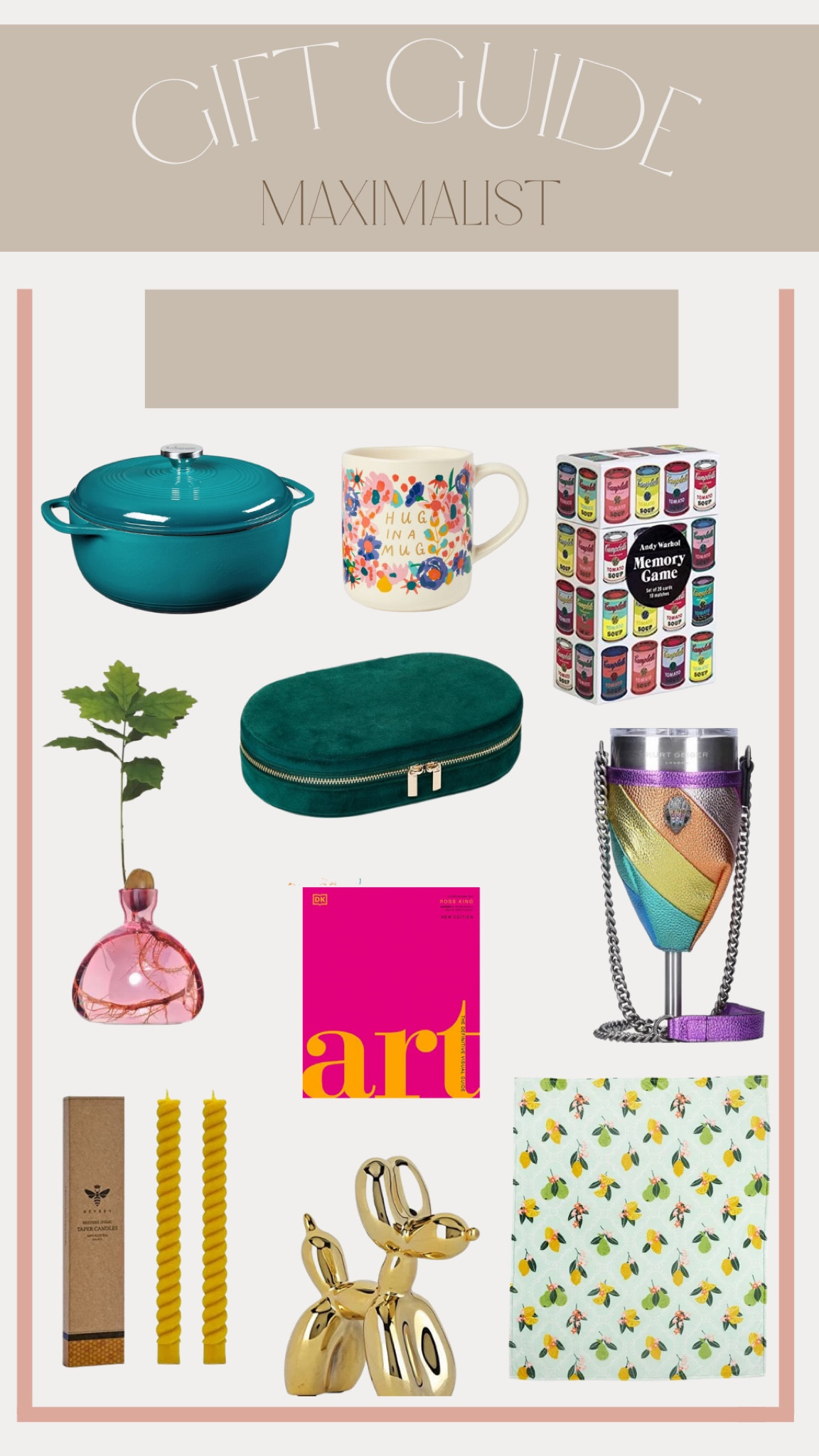 Gift Guide 
— Maximalist￼


#LTKHoliday #LTKGiftGuide #LTKSeasonal