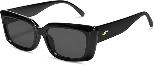 SOJOS Trendy Rectangular Sunglasses Womens Retro Small Shades Sunnies Gafas de sole Chunky Angula... | Amazon (US)