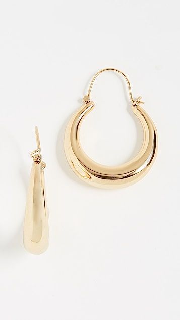 Martina Tube Hoop Earrings | Shopbop