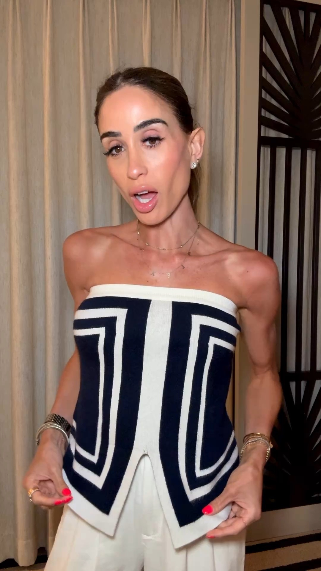 Pairing my favorite petite friendly white linen tailored pants with this knit strapless top that looks so high end. Wearing smallest size in both 

#LTKPetite #LTKSaleAlert