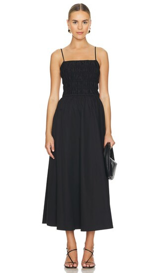 The Delta Midi Dress in Blackout | Revolve Clothing (Global)