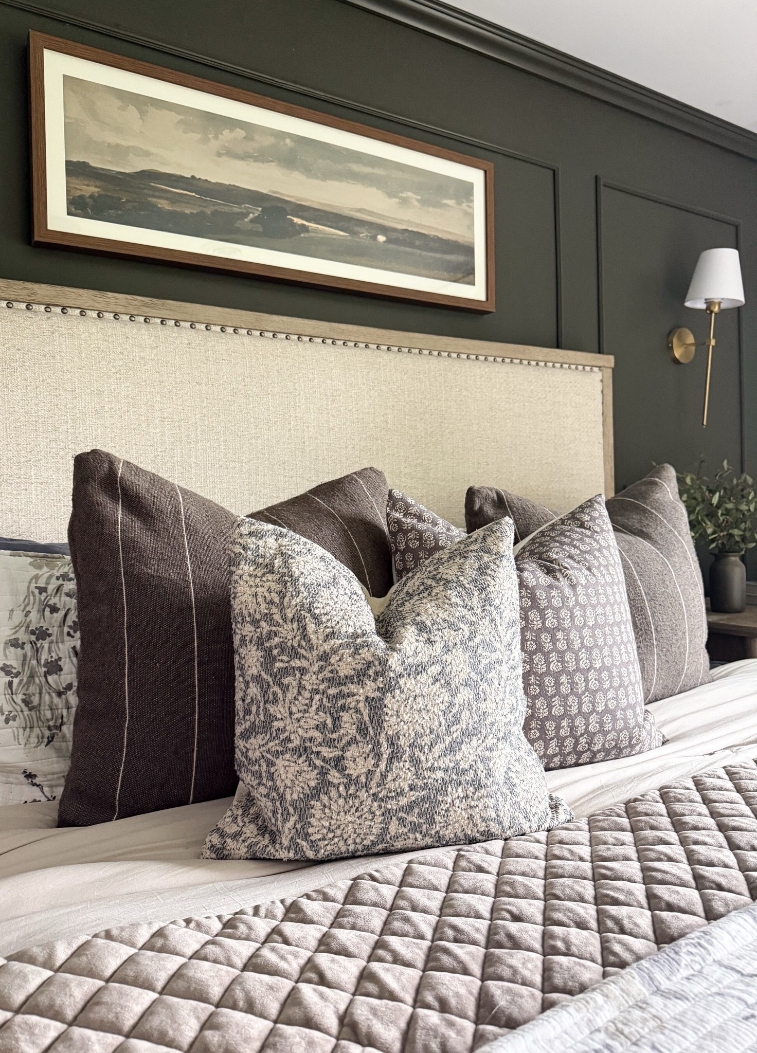 Art and pillows!