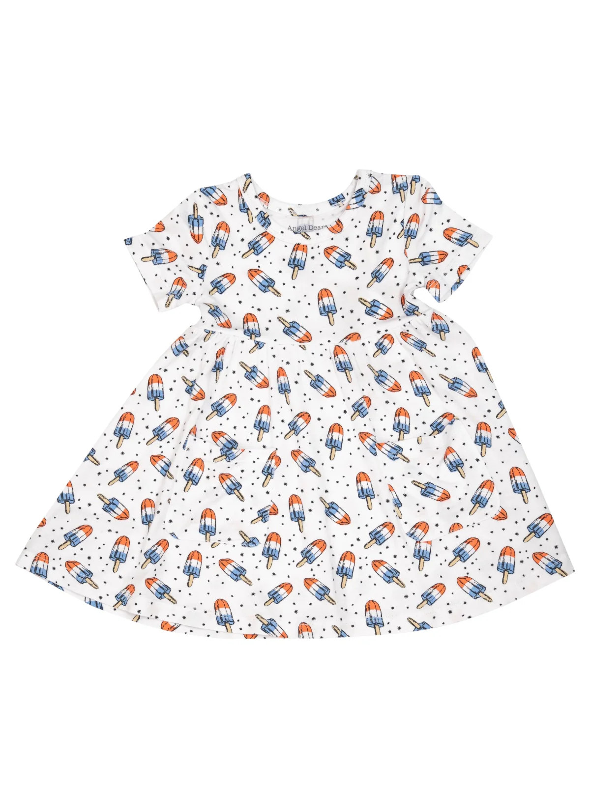 Twirly Short Sleeve Dress, Astropops | SpearmintLOVE