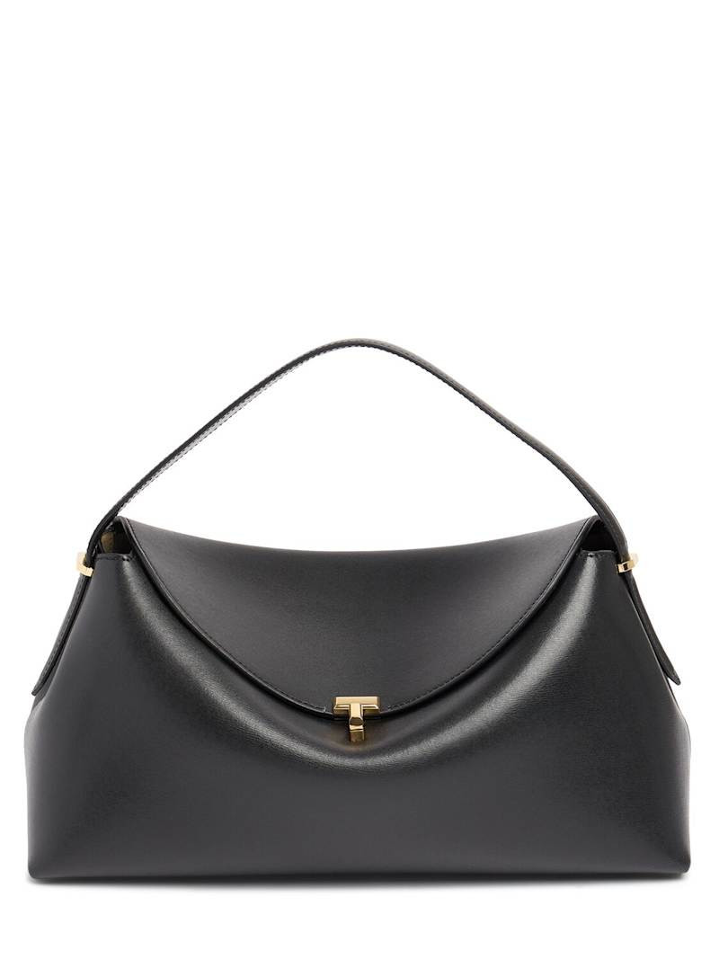 T-Lock palmellata leather top handle bag | Luisaviaroma
