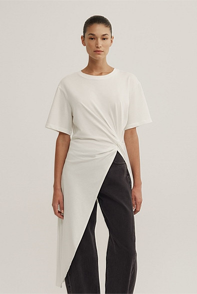 Asymmetric Tunic T-Shirt | Witchery (AU)