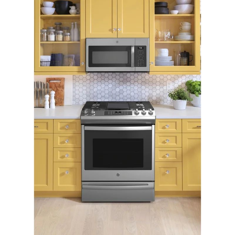 30" 5.6 cu. ft. Slide-In Gas Range with No Preheat Air Fry and Griddle | Wayfair North America